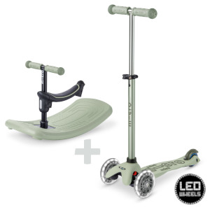 Mini Micro Deluxe Rock & Go LED olive
