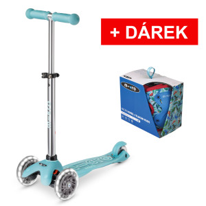 Mini Micro Deluxe Glow LED aqua + chrániče